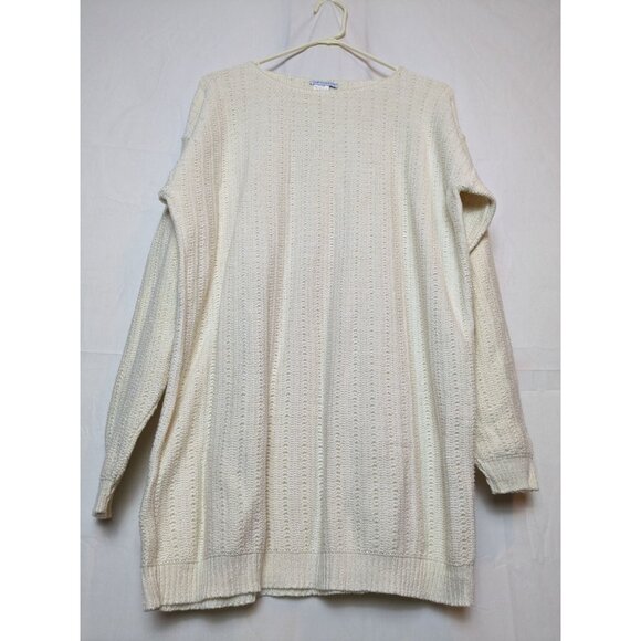 Vintage Ship N Shore Long Sleeve‎ Resort Wear Cover Up Knit Women's Large - Picture 8 of 9